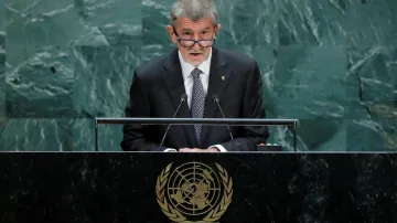 Projev Andreje Babiše na Valném shromáždění OSN