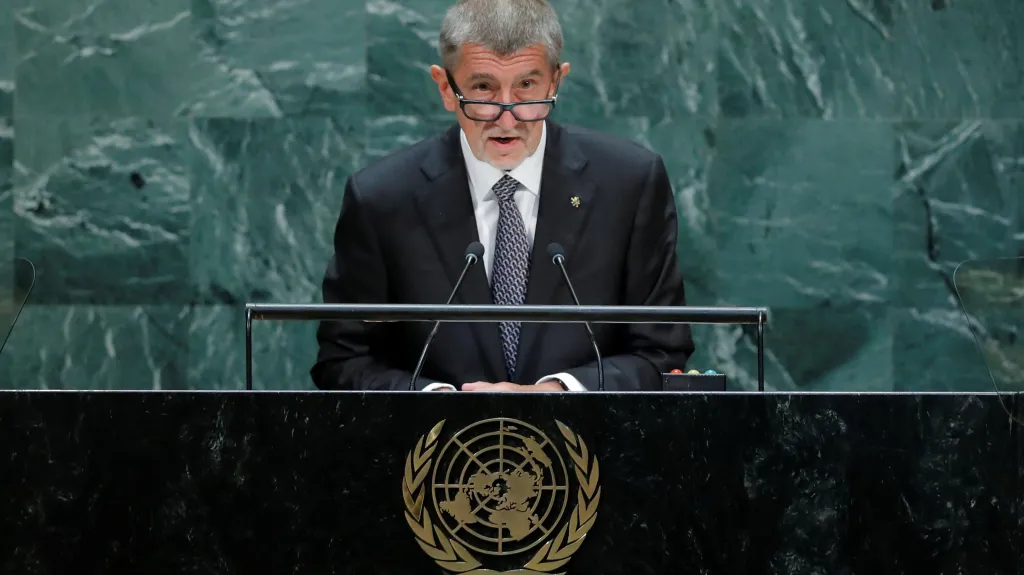 Události: Andrej Babiš v OSN