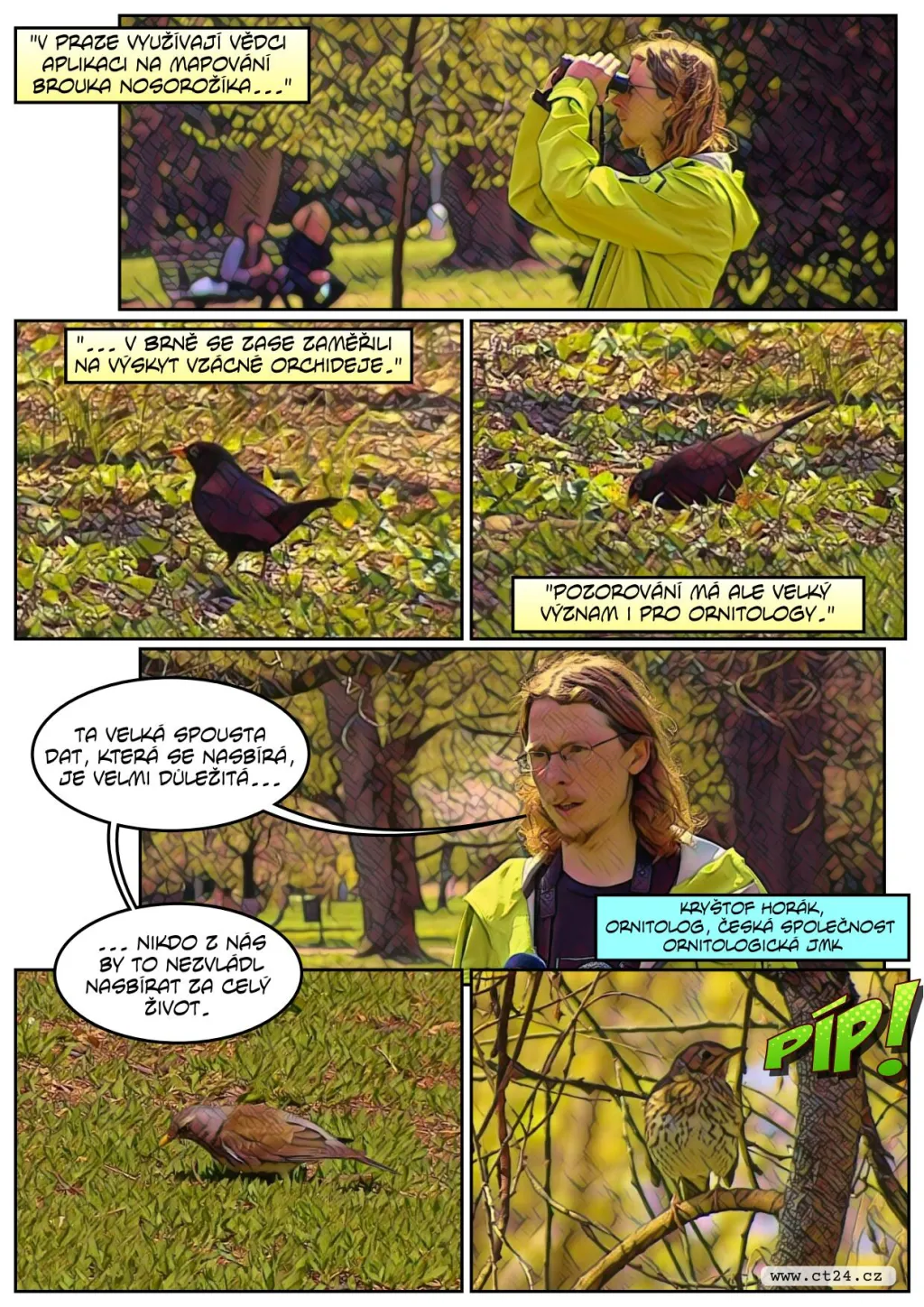 Lidé po celém světě pozorují přírodu kolem sebe skrze speciální aplikaci. Do projektu se zapojili i Češi