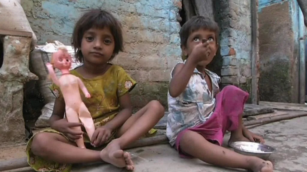 Indické děti bez domova