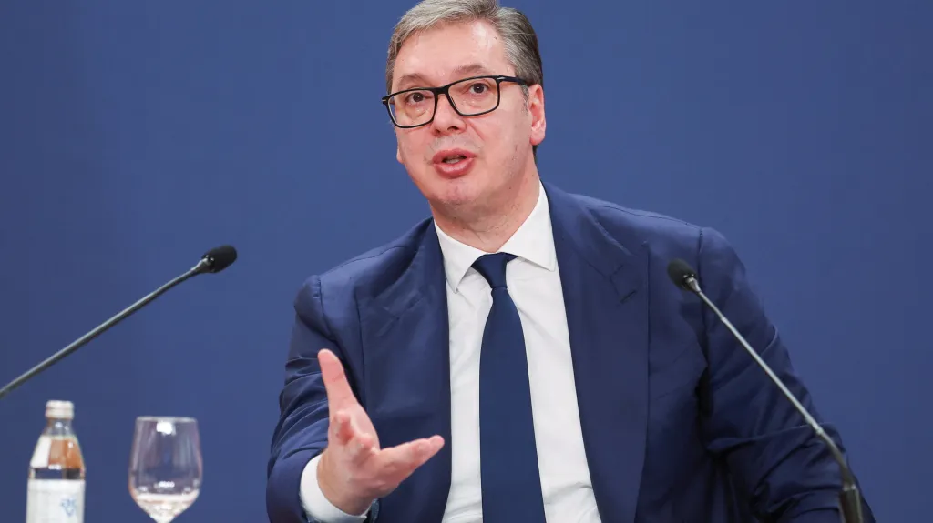 Srbský prezident Aleksandar Vučič