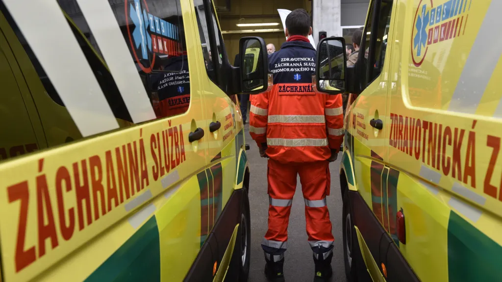 Sanitky Zdravotnické záchranné služby Jihomoravského kraje