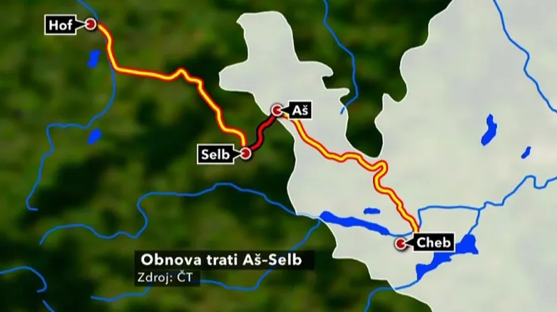 Obnova spojení Aš - Selb
