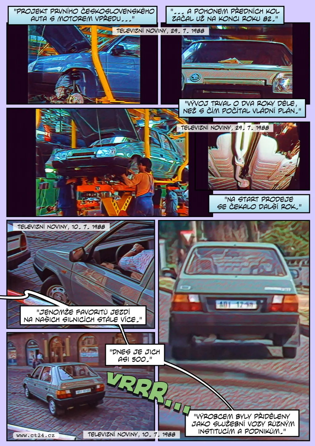 První národní vůz