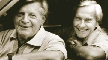 Jiří Hanzelka (vlevo) a Miroslav Zikmund