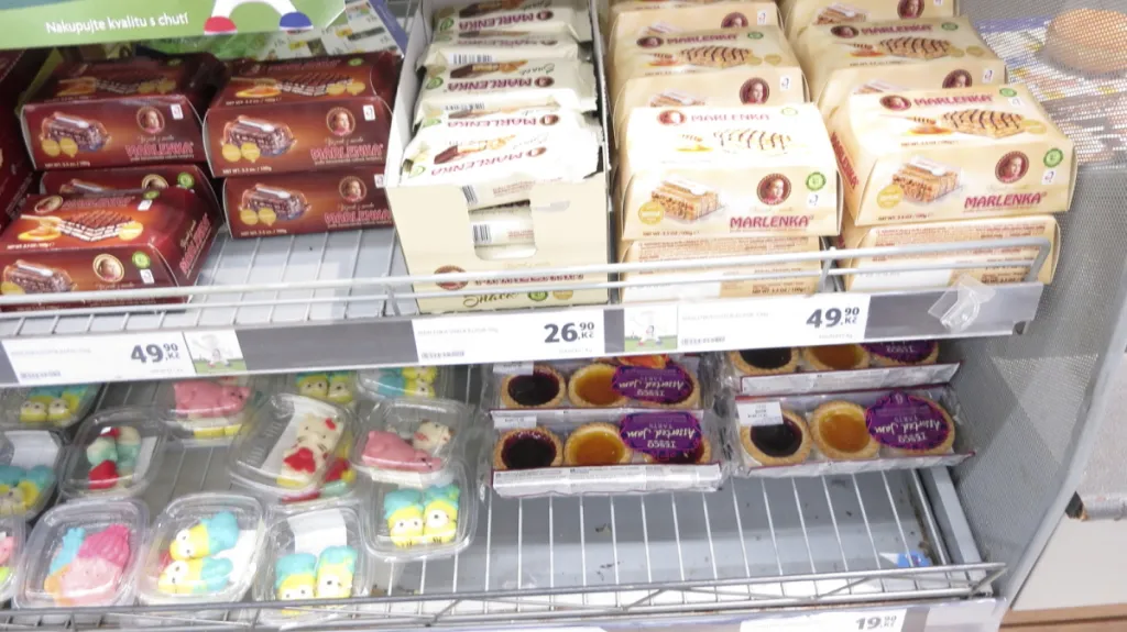 Myší trus v Tescu v Aši