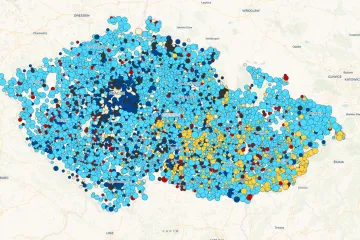 INTERAKTIVNÍ MAPA: Podívejte se, koho volili vaši sousedé