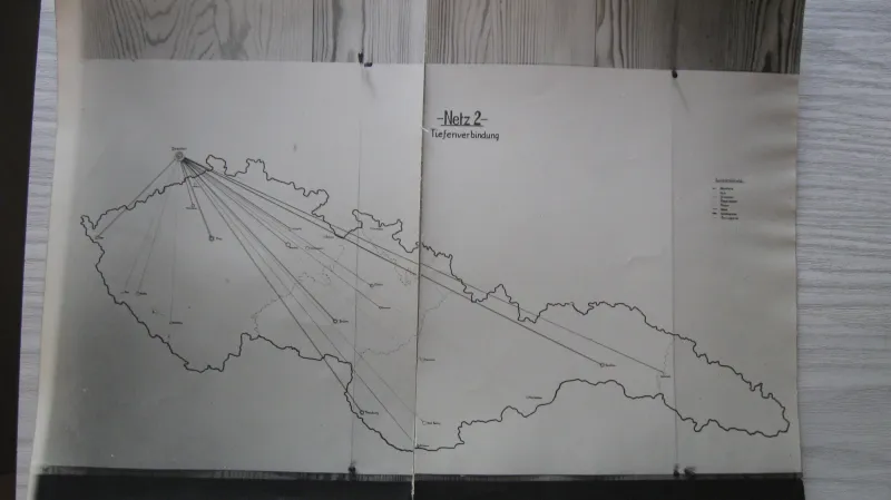 Jeden z nákresů, které Thümmel odboji předal