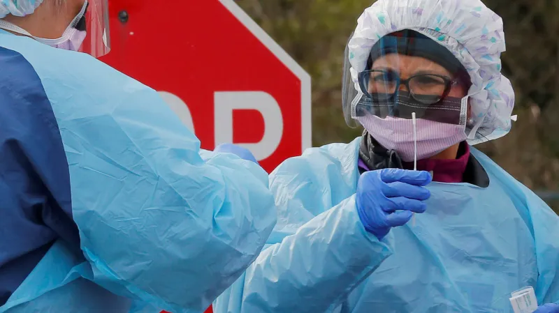 Testování na koronavirus v USA