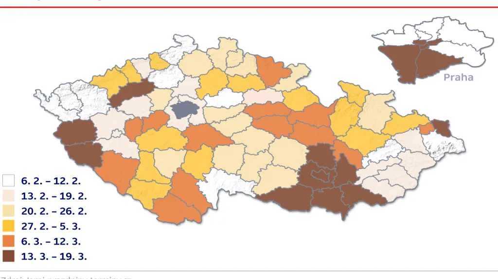Jarní prázdniny v roce 2017
