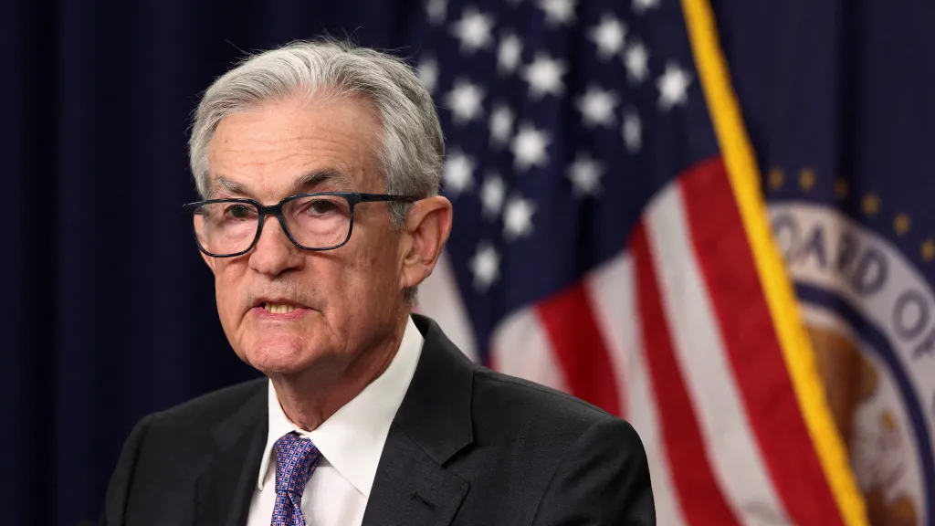 Předseda americké centrální banky (Fed) Jerome Powell