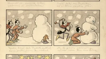 Poválečný komiks s Ferdou Mravencem
