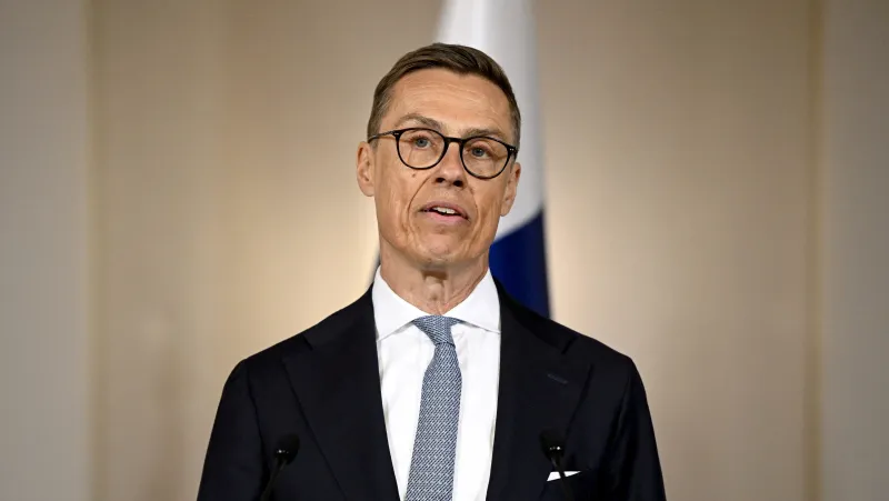 Finský prezident Alexander Stubb