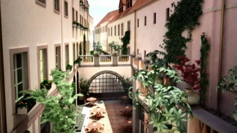 Vizualizace nového hotelu