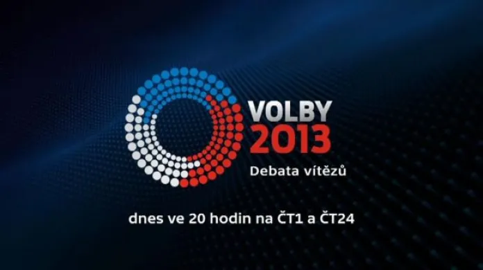 Upoutávka: Debata vítězů na ČT1 a ČT24