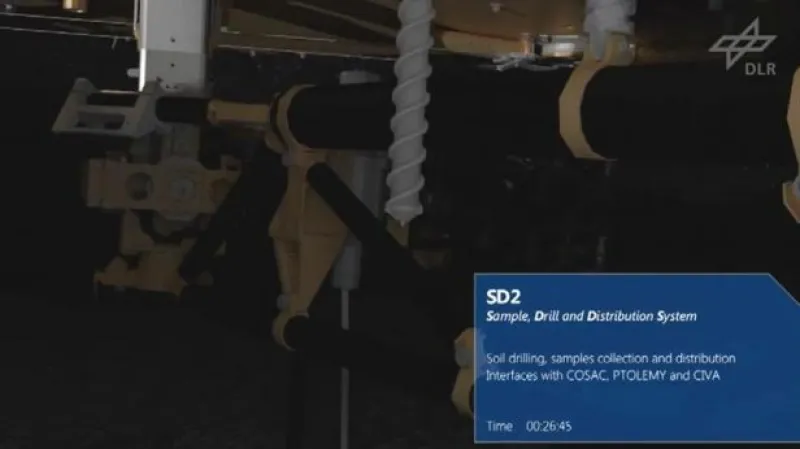 Modul začal na kometě vrtat