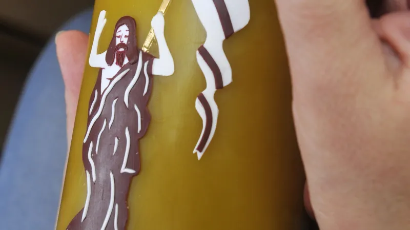 Ukázka zdobení palonínských paškálů