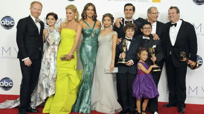 64. ceny Emmy: Herci ze seriálu Taková moderní rodinka