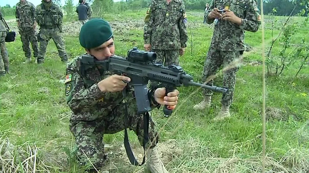 Afghánští vojáci v Libavé