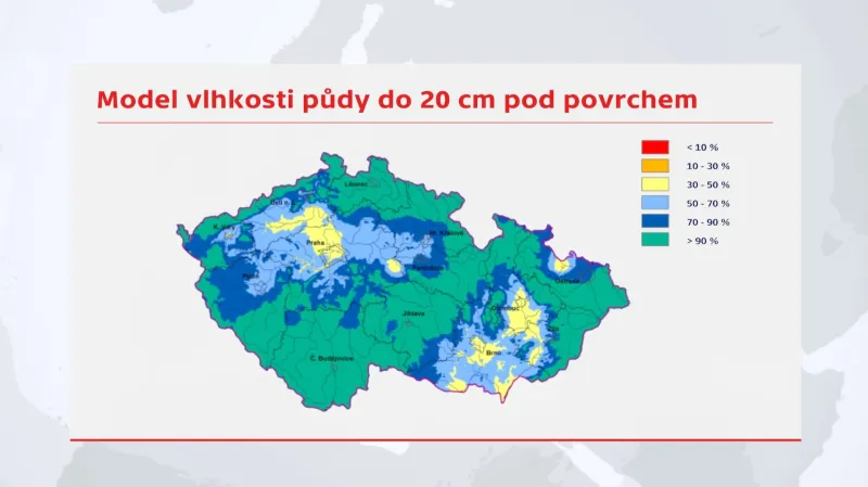 Model vlhkosti půdy