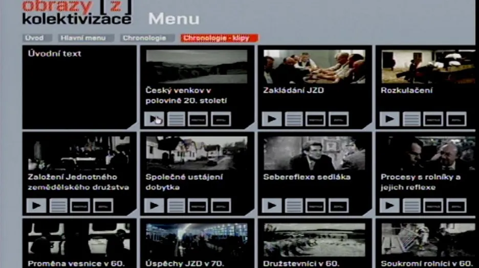 DVD pro výuku dějepisu