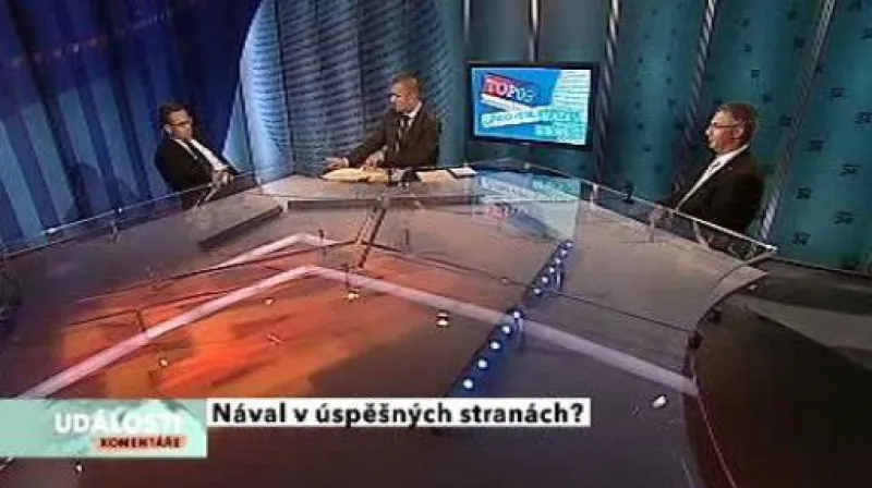 Rozhovor s J. Dobešem (VV) a J. Vitulou (TOP09)