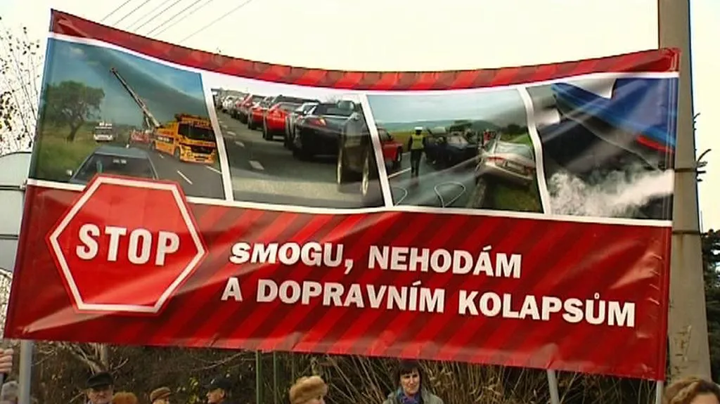 Protest na Třinecku