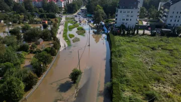 Povodně v polské Vratislavi