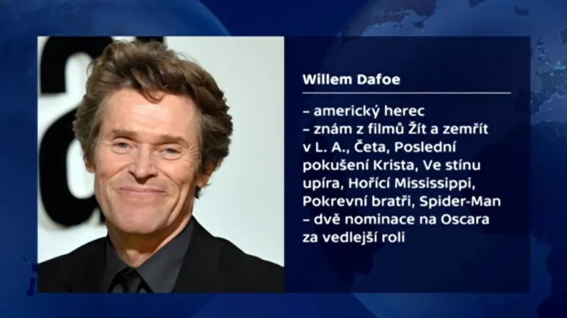 Vizitka Willema Dafoea