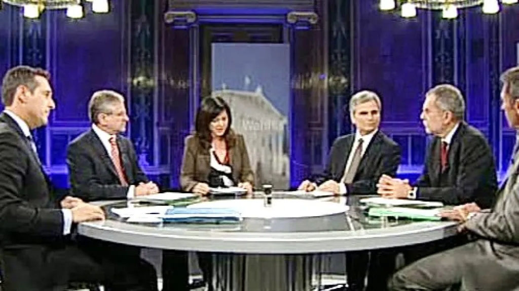 Předvolební debata v rakouské televizi