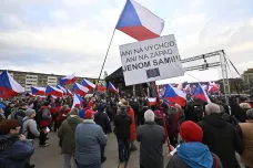 Na pražské Letné lidé demonstrovali za nižší ceny energií či potravin