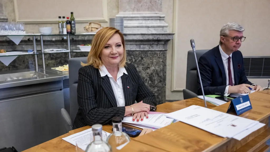 Alena Schillerová a Karel Havlíček na snímku z 26. ledna 2026