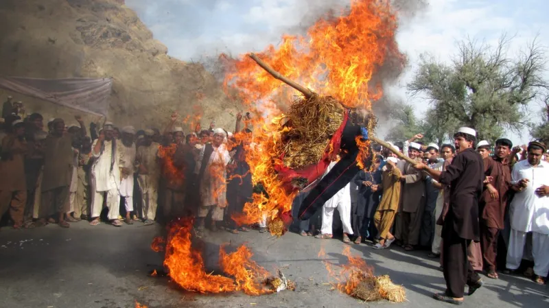 Protesty proti USA v Afghánistánu