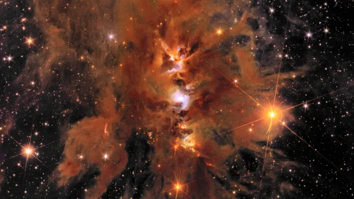 Detailní pohled na „porodnici hvězd“ Messier 78