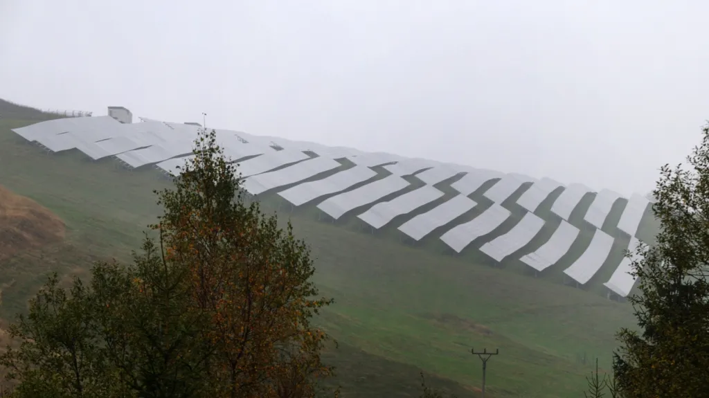 Solární elektrárna v Moldavě na Teplicku