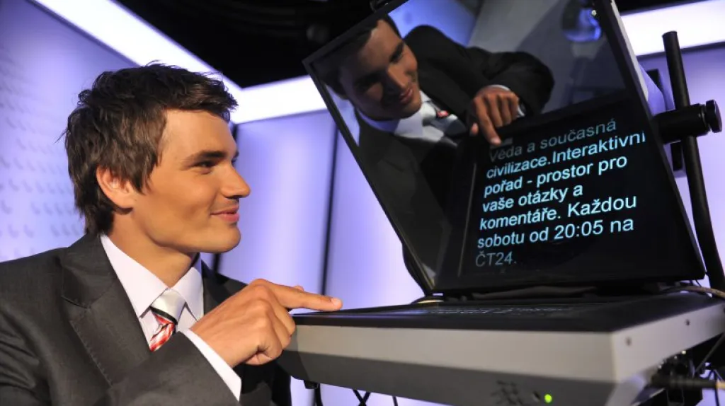 Moderátor ČT Daniel Stach