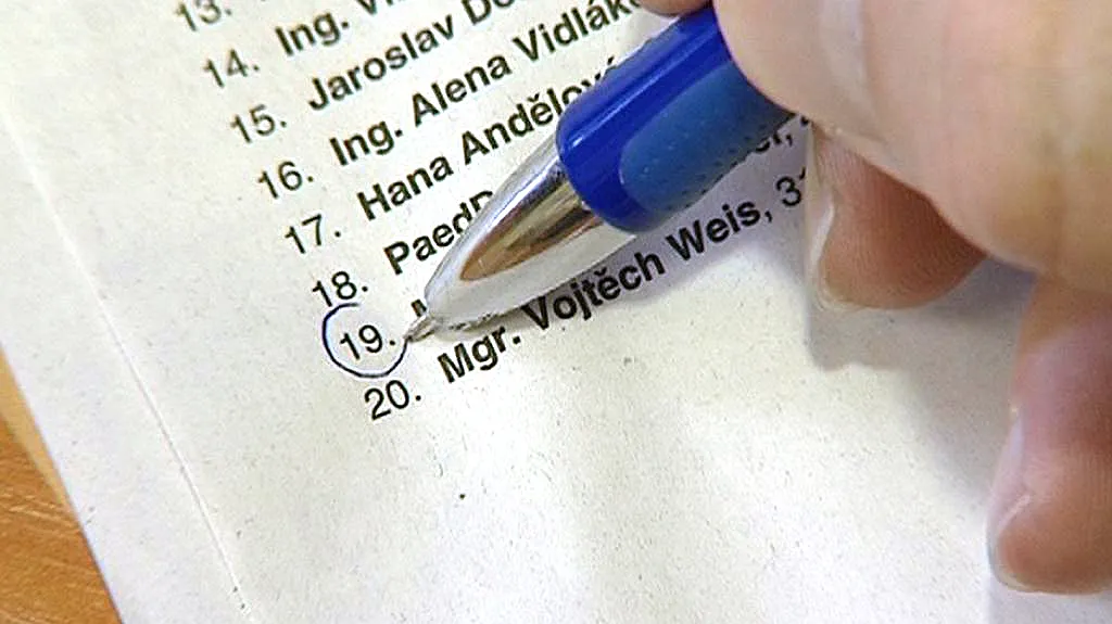 Volební lístek