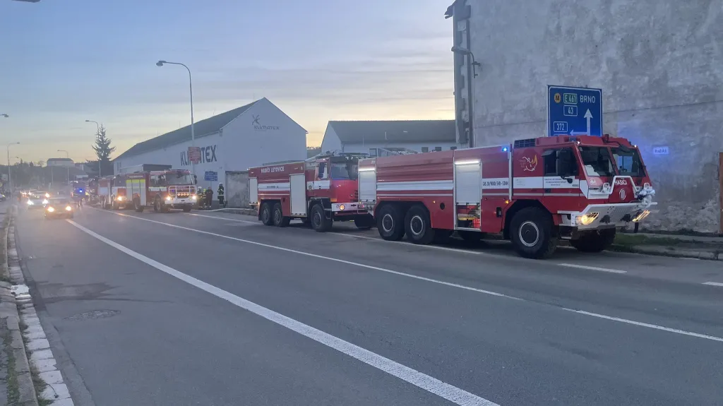 Zásah u požáru v Letovicích na Blanensku