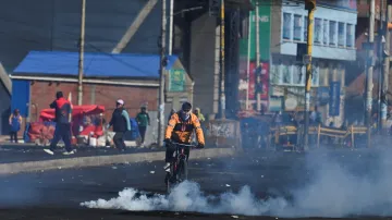 Bolivijci protestují v La Pazu a El Altu proti vládě prezidenta Rodriga Paze