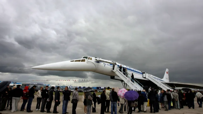 Tu-144 na výstavě poblíž Moskvy (2009)