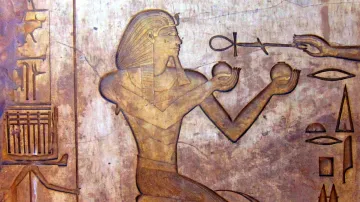 Zobrazení Thutmose II. v karnackém chrámu