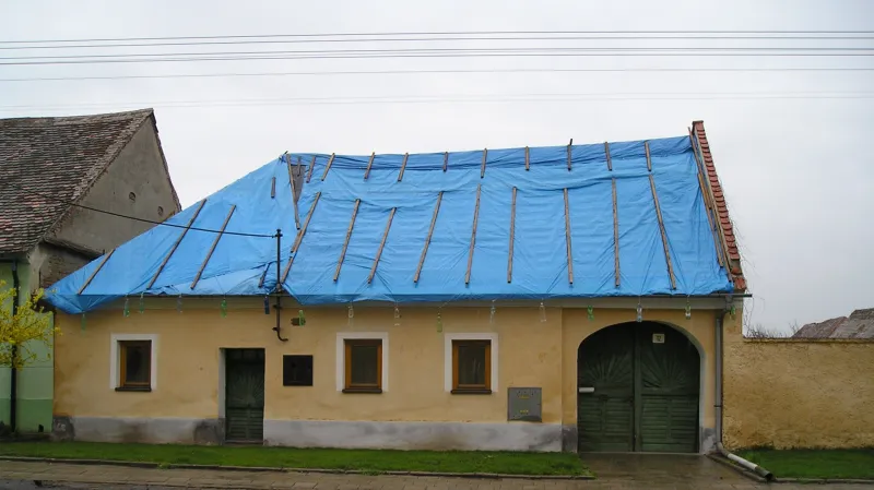 Památkově chráněný dům ve Strachoticích před několika lety