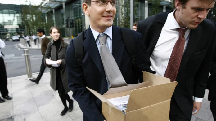 Hned 15. září opouštěli zaměstnanci Lehman Brothers kanceláře s krabicemi svých věcí
