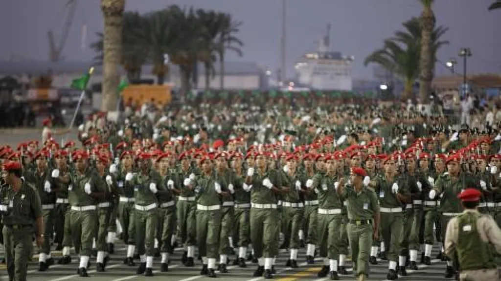 Vojenská přehlídka v Libyi