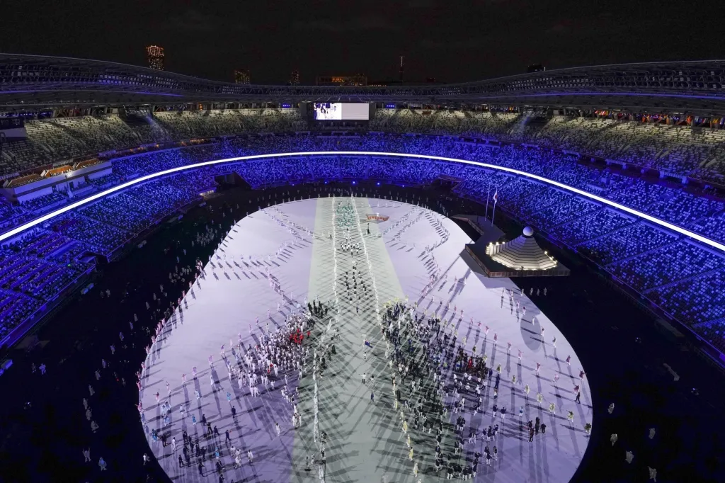 Slavnostní zahájení letních olympijských her v Tokiu