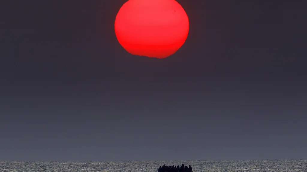 Uprchlíci v Egejském moři