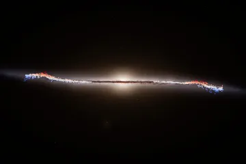 Mléčná dráha se hýbe, jako by jí procházela mexická vlna