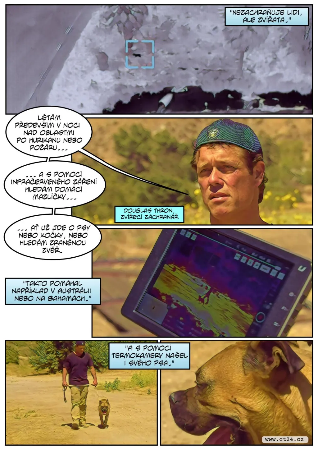 Drony pomáhají se záchranou