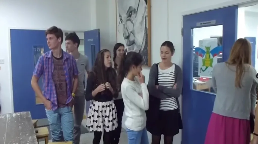 Studenti Gymnázia Příbram na škole v Anglii