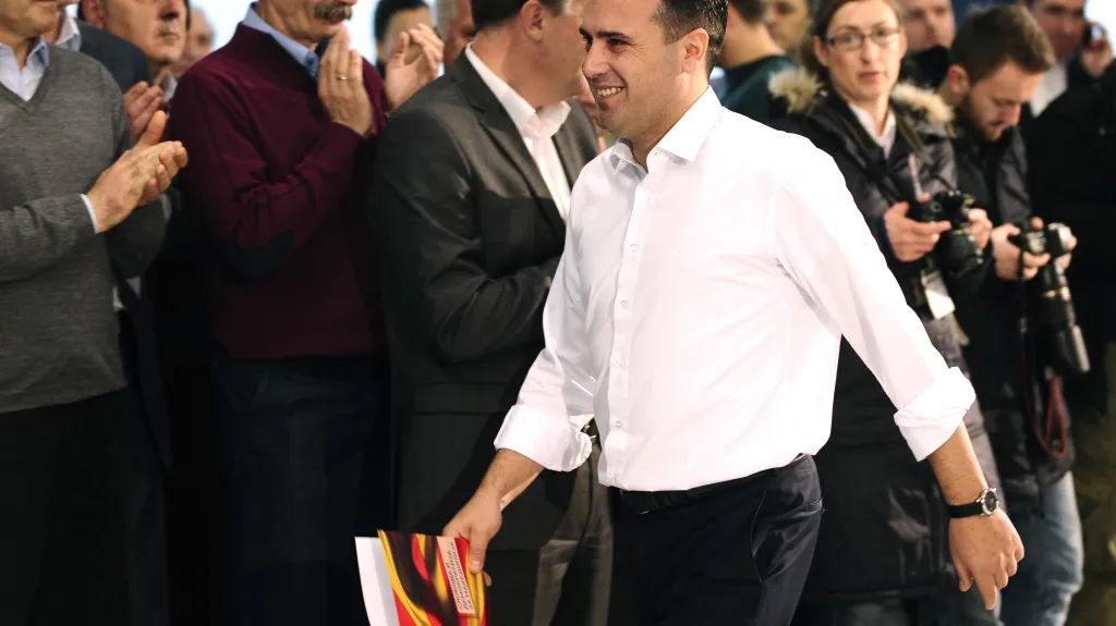 Vůdce sociálních demokratů Zoran Zaev